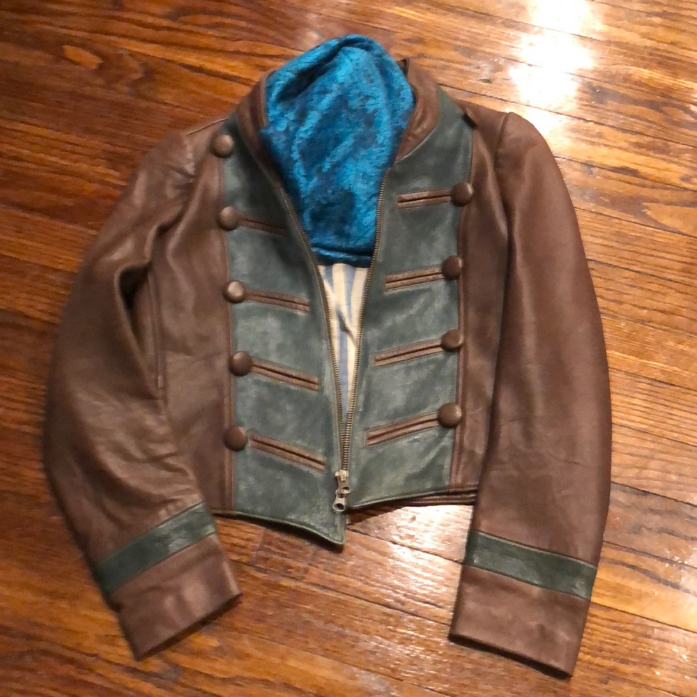 PHILIP LIM soft lamb leather military style.